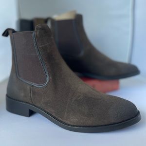 Never worn brown suede Thursday Boot Co. booties.